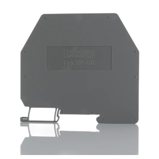 Phoenix Contact TP-UK Series Grey Partition Plate for Modular Terminal Block 99x90x2 mm 3003046