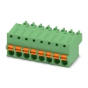 Phoenix Contact Pluggable Terminal Block 8-Contact, 3.81 mm Pitch, 1 Row, 160V, Polyamide Housing 1851106
