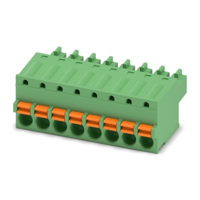 Phoenix Contact Pluggable Terminal Block 8-Contact, 3.81 mm Pitch, 1 Row, 160V, Polyamide Housing 1851106
