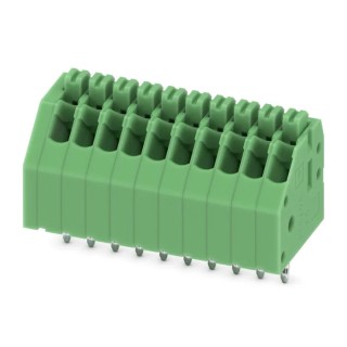 Phoenix Contact PTSA 0.5/10-2.5-F Series Straight PCB Terminal Block 10 Contacts 2.5 mm Pitch 250V 2A 1 Row 1989829