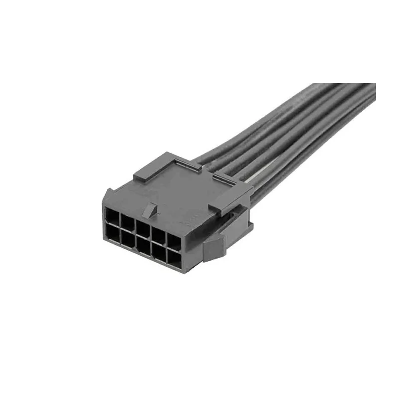 Molex Wire to Board Cable 10 Way Male Micro-Fit 3.0 to 10 Way Male Unterminated Wire, 150 mm 2147582101