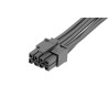 Molex Wire to Board Cable 8 Way Female Micro-Fit 3.0 to 8 Way Female Micro-Fit 3.0 Black Nylon Jacket 150mm 2147551081