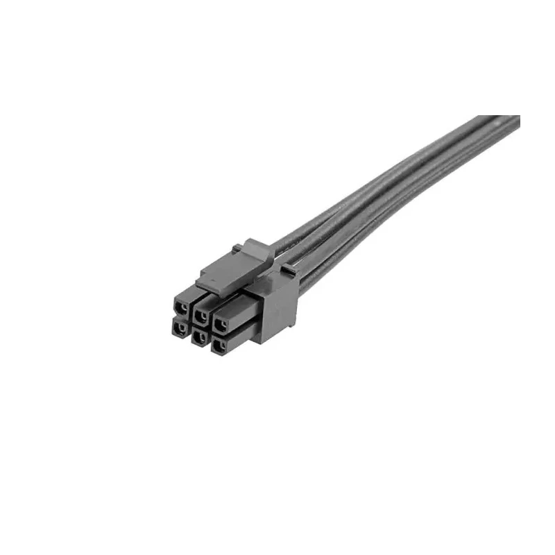 Molex Wire to Board Cable Micro-Fit 3.0 Female 6 Contacts 2 Rows Nylon Jacket Black 600mm 2147561063
