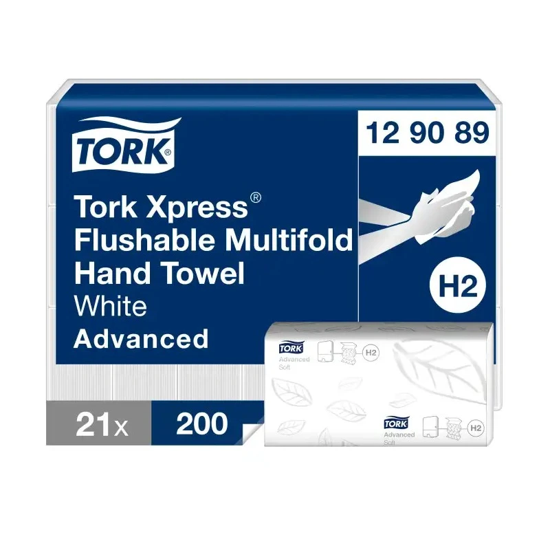 Tork Xpress Folded Paper Towel 255 x 212 mm 2-Ply 200 Sheets 129089
