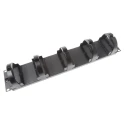Molex CES Thermoplastic Steel Ring Run Panel Cable Management Panel for Use with 19-Inch Rack, 5 Rings 202-8842
