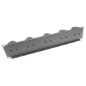 Molex CES Thermoplastic Steel Ring Run Panel Cable Management Panel for Use with 19-Inch Rack, 5 Rings 202-8842