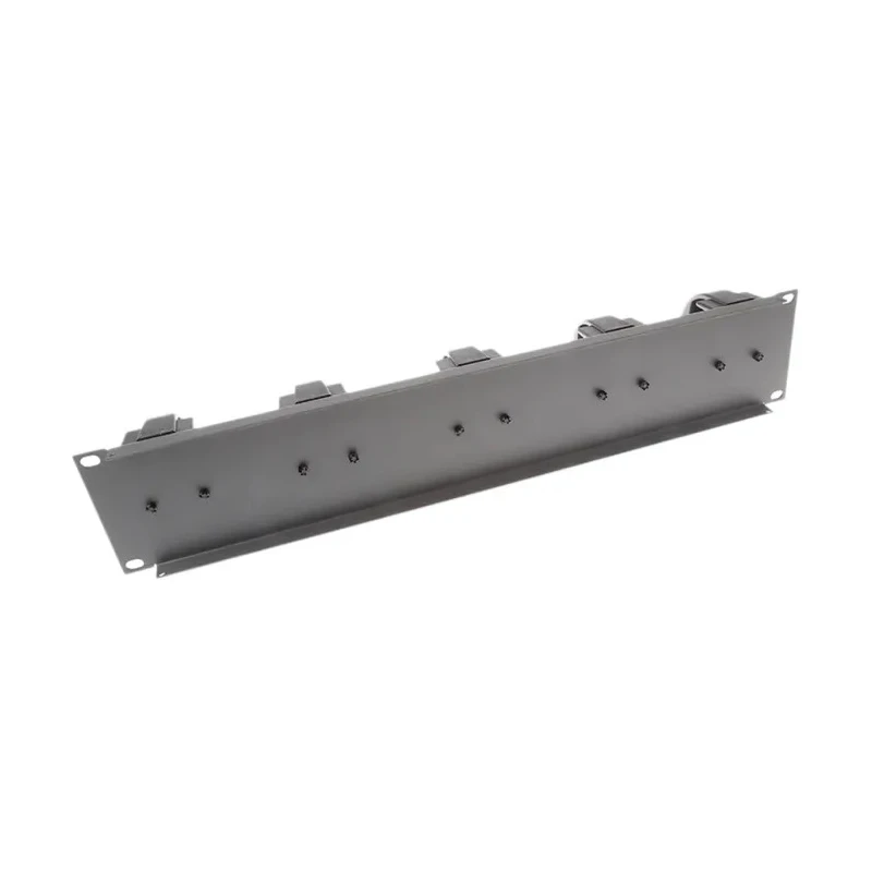 Molex CES Thermoplastic Steel Ring Run Panel Cable Management Panel for Use with 19-Inch Rack, 5 Rings 202-8842