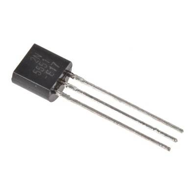 onsemi 600 mA NPN Bipolar Transistor TO-92 Package 3-Pin 160 V 2N5551BU