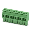 Phoenix Contact Pluggable Terminal Block 10-Contact 3.81 mm Pitch 1 Row 160V 8A MCVW 1.5/10-ST-3.81 1827059