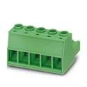Phoenix Contact PC 6/4-ST-10.16 Series Pluggable Terminal Block, 4-Contact, 10.16 mm Pitch, 1 Row 1913523