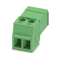 Phoenix Contact IMC 1.5/2-ST-3.81 Series Pluggable Terminal Block, 2-Contact, 3.81 mm Pitch, 1 Row, 8A, 160V 1857883