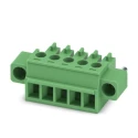 Phoenix Contact Pluggable Terminal Block 5-Contact 3.81 mm Pitch 320V Polyamide Housing MC 1.5/5-STF-3.81 1827732