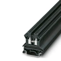 Phoenix Contact Black 2.5mm² 1-Level Screw Feed Through Terminal Block UK 2.5 N BK 0719100