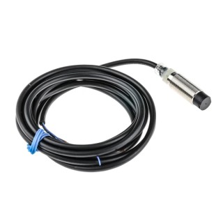 Omron Threaded Barrel Inductive Proximity Sensor M12 NPN Output 24V DC 8mm Detection Range E2B-M12KN08-WP-C1 2M
