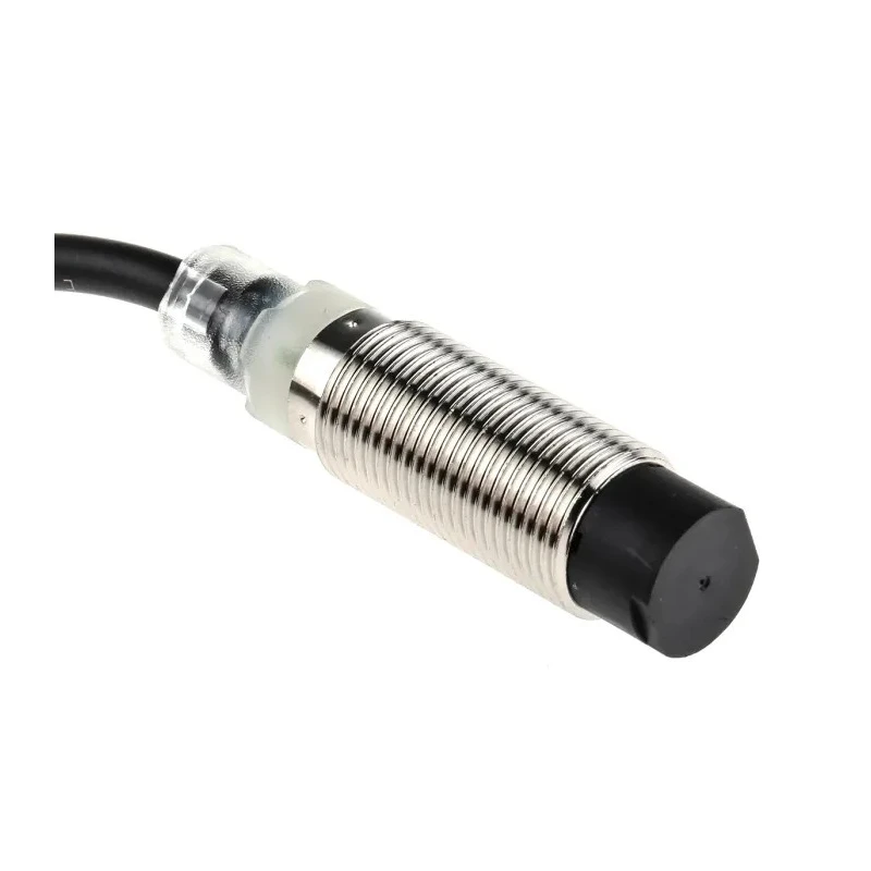Omron Threaded Barrel Inductive Proximity Sensor M12 NPN Output 24V DC 8mm Detection Range E2B-M12KN08-WP-C1 2M
