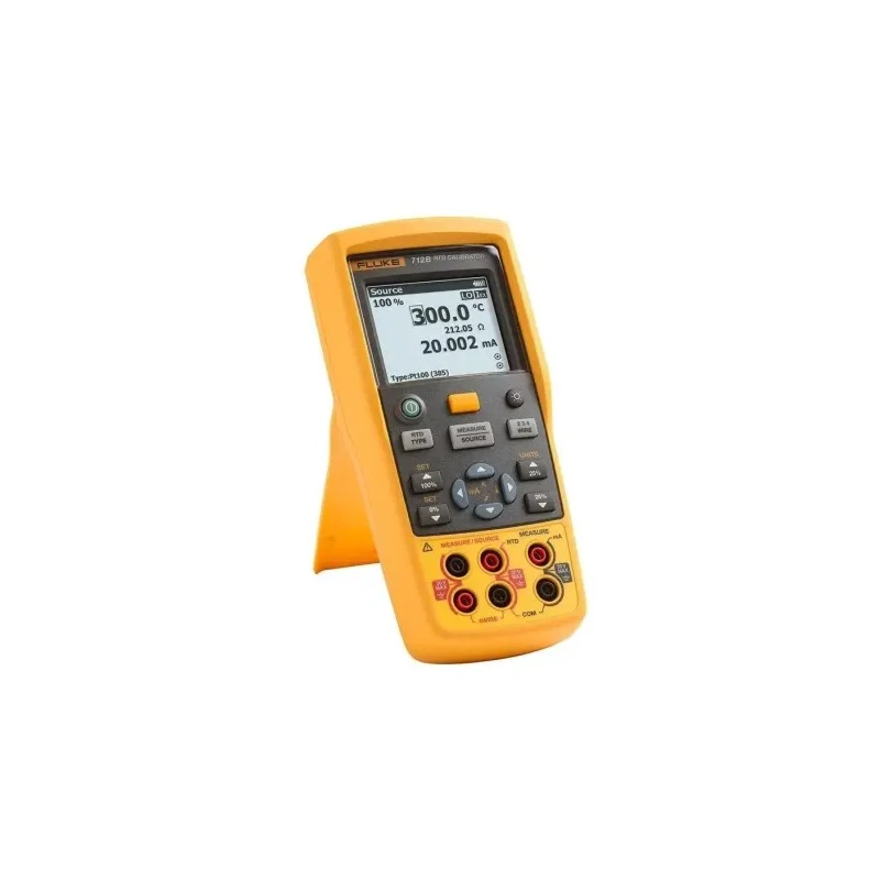 Fluke RTD Temperature Calibrator 0.010% Accuracy 0.1°C Resolution Battery Powered Fluke-712B