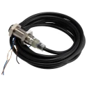 Omron Threaded Barrel Inductive Proximity Sensor M12 PNP 30mm Detection IP67 Brass Housing E2B-M12KS04-WP-B2 2M
