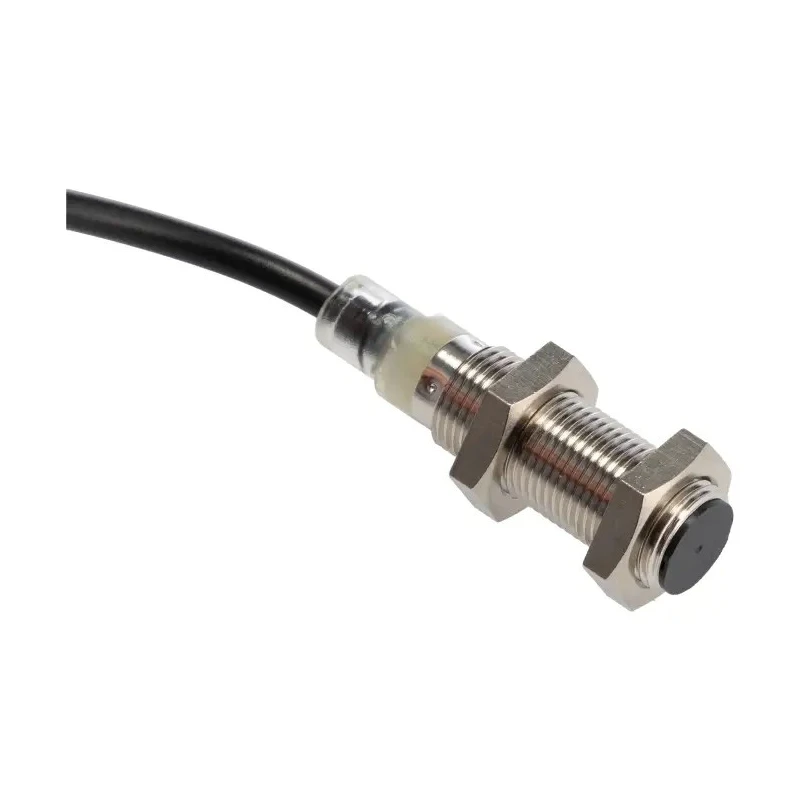 Omron Threaded Barrel Inductive Proximity Sensor M12 PNP 30mm Detection IP67 Brass Housing E2B-M12KS04-WP-B2 2M