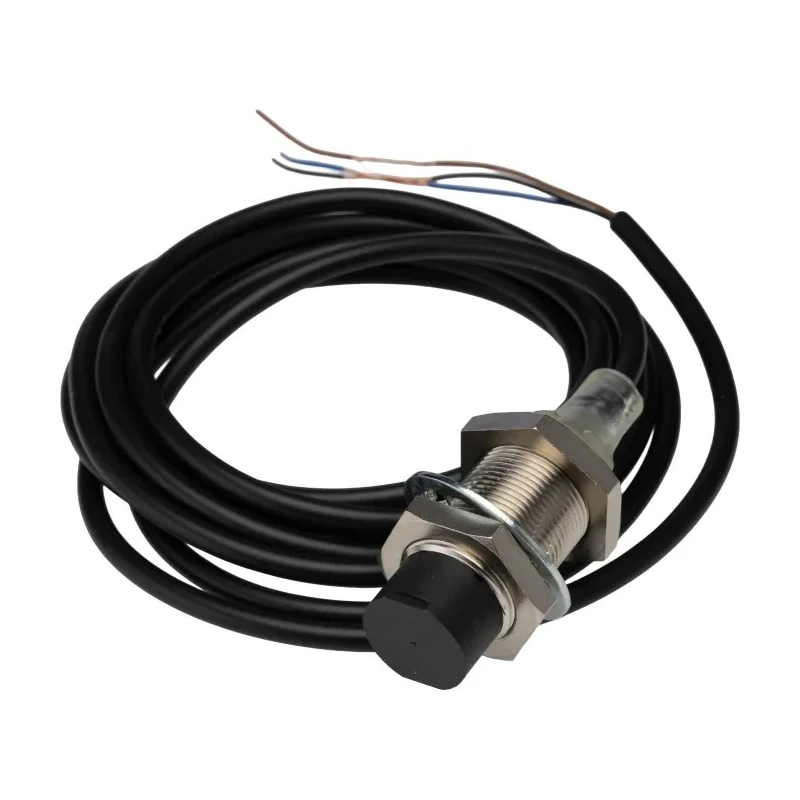 Omron Threaded Barrel Inductive Proximity Sensor M18, 36mm Length, 32V Supply, 200mA NPN Output E2B-M18KN16-WP-C2 2M