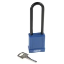 ABUS Key Steel Aluminium Safety Padlock Weatherproof 6.5 mm Shackle Diameter 38 mm Body 805-5496