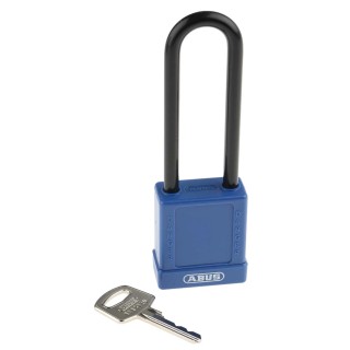 ABUS Key Steel Aluminium Safety Padlock Weatherproof 6.5 mm Shackle Diameter 38 mm Body 805-5496
