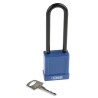 ABUS Key Steel Aluminium Safety Padlock Weatherproof 6.5 mm Shackle Diameter 38 mm Body 805-5496