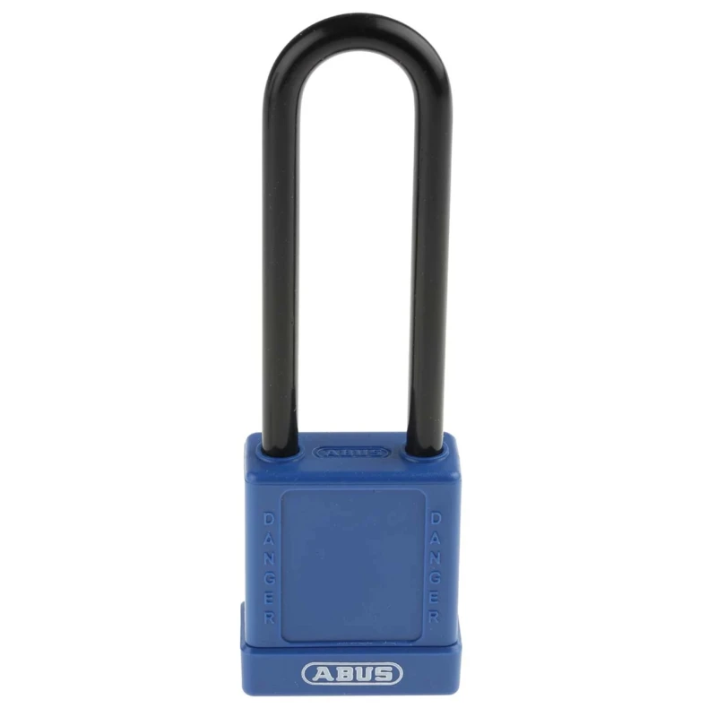 ABUS Key Steel Aluminium Safety Padlock Weatherproof 6.5 mm Shackle Diameter 38 mm Body 805-5496