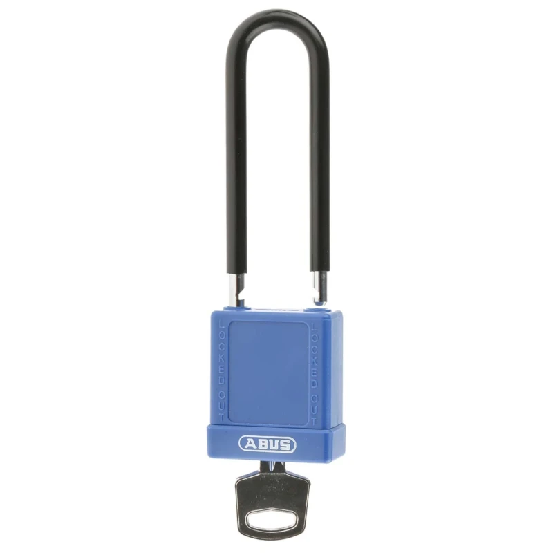 ABUS Key Steel Aluminium Safety Padlock Weatherproof 6.5 mm Shackle Diameter 38 mm Body 805-5496