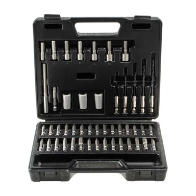 RS PRO Hex, Phillips, Pozidriv, Slotted, Torx Driver Bit Set, 48 Pieces 202-9738