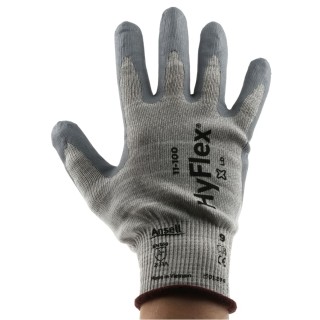 Ansell Nylon Anti-Static Gloves Size 9, Reusable, Nitrile Foam Coating, Touchscreen Compatible 11100090