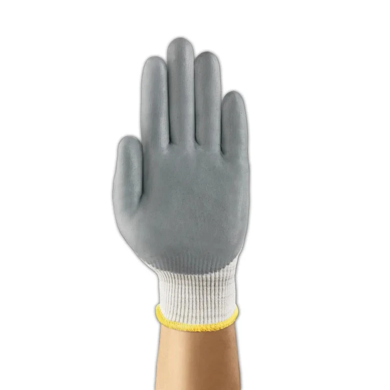 Ansell Nylon Anti-Static Gloves Size 9, Reusable, Nitrile Foam Coating, Touchscreen Compatible 11100090