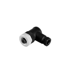 Pepperl + Fuchs Industrial Circular Connector 4 Contacts, Female Socket, M12 Cable Connector, IP67 Protection, V1-W-BK