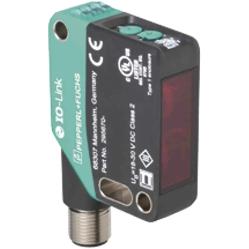 Pepperl + Fuchs Through Beam Distance Sensor Block, 300 mm Detection Range, NPN/PNP Output, IP67 IP69 OMT300-R200-2EP-IO-V1