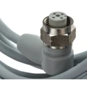 Pepperl + Fuchs Female 4 Way Right Angle to Unterminated Sensor Actuator Cable 2m V1-WV4A-2M-PP-W1