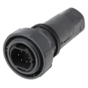 Bulgin Buccaneer 7000 Series Circular Cable Connector Plug, 6 Contacts, Male, Standard Size, IP66 IP68 PXP7010/06P/ST/0709
