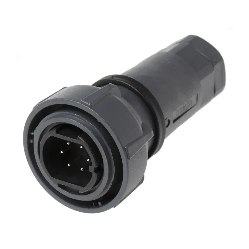 Bulgin Buccaneer 7000 Series Circular Cable Connector Plug, 6 Contacts, Male, Standard Size, IP66 IP68 PXP7010/06P/ST/0709