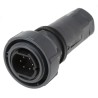 Bulgin Buccaneer 7000 Series Circular Cable Connector Plug, 6 Contacts, Male, Standard Size, IP66 IP68 PXP7010/06P/ST/0709
