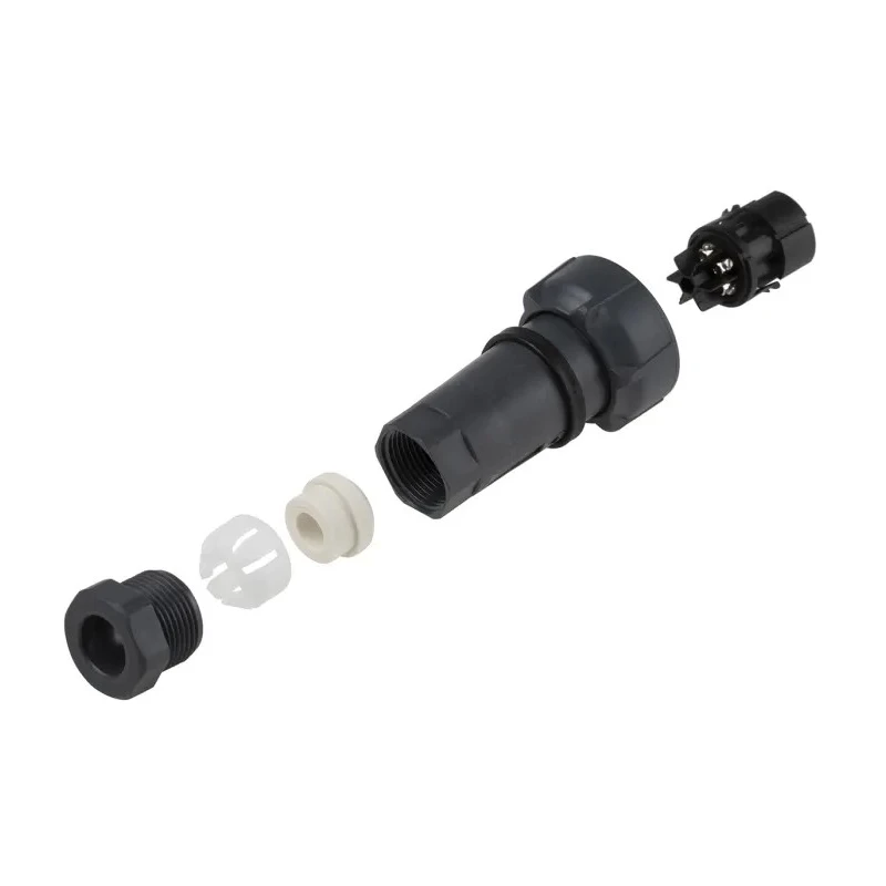 Bulgin Buccaneer 7000 Series Circular Cable Connector Plug, 6 Contacts, Male, Standard Size, IP66 IP68 PXP7010/06P/ST/0709
