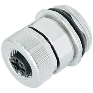 binder Circular Connector Socket, 5 Contacts, Cable Mount, M12 Size, Female, IP67 Protection, 763 Series 99-0434-500-05
