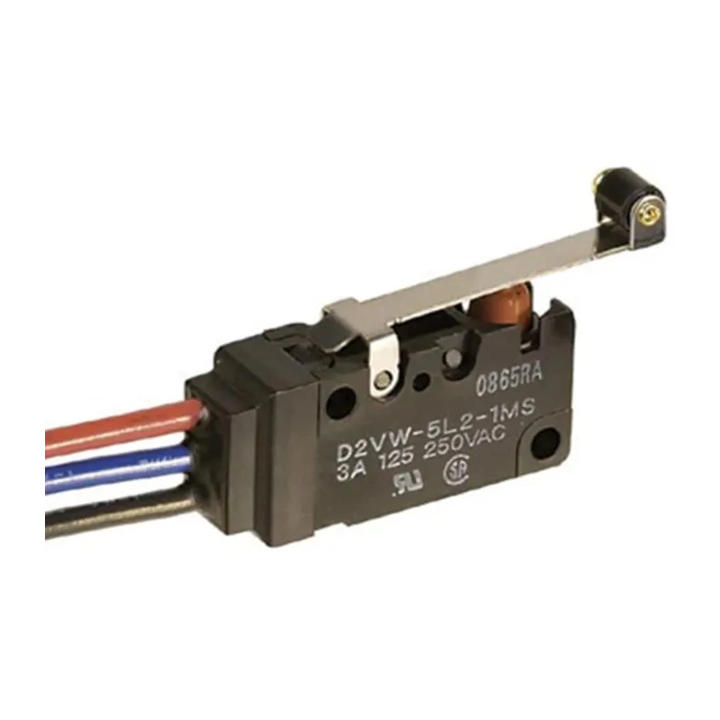 Omron Hinge Lever Micro Switch Wire Terminal 5A 250V AC 30V DC SPCO IP67 D2VW-5L2-1MS