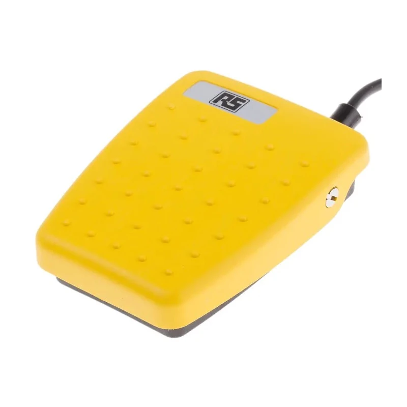 RS PRO General Purpose Momentary Foot Switch Thermoplastic 1.75A 24V AC/DC 808-6986