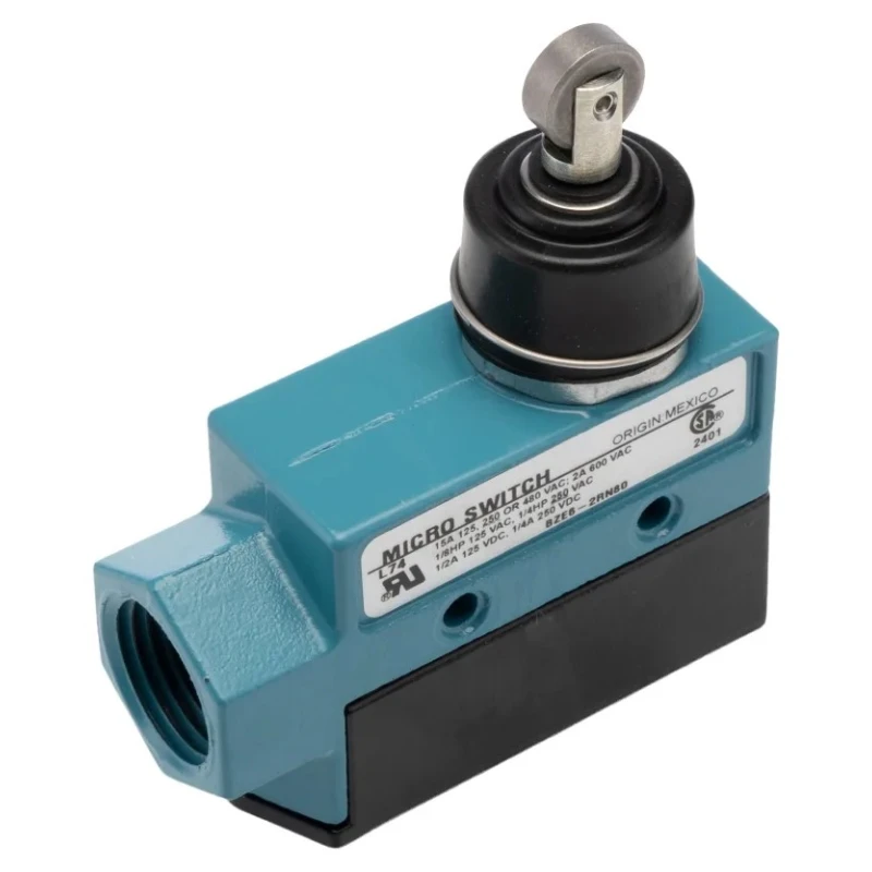 Honeywell Technologies BZE6 Series Plunger Limit Switch SPDT IP66 Die Cast Zinc Housing 600V 