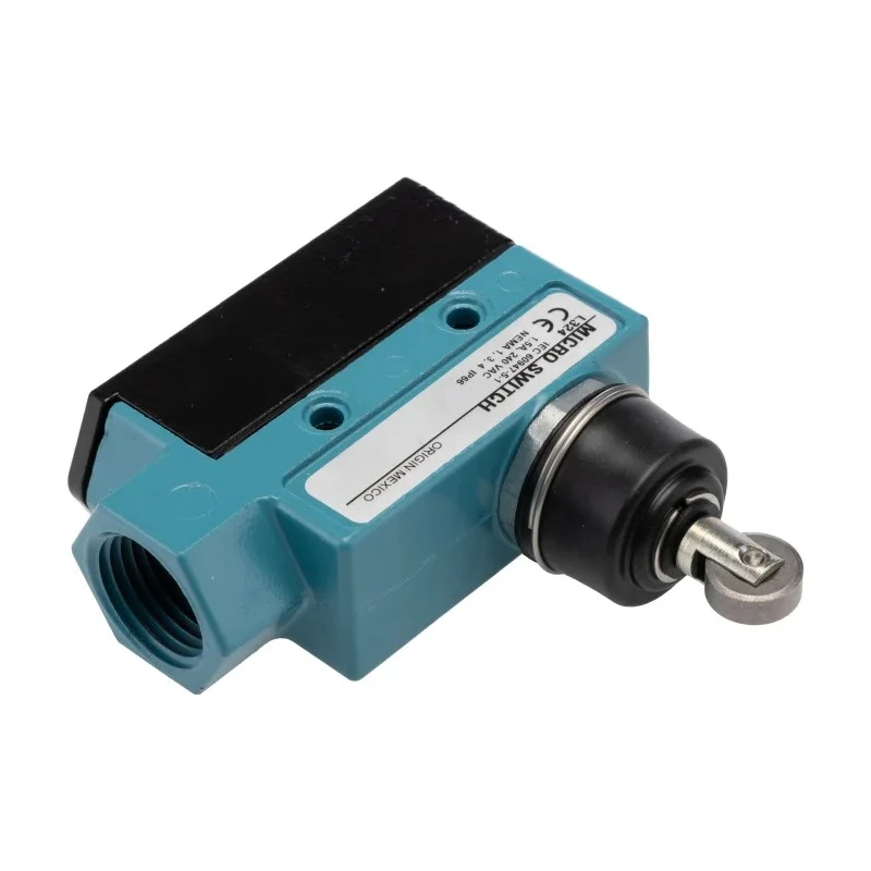 Honeywell Technologies BZE6 Series Plunger Limit Switch SPDT IP66 Die Cast Zinc Housing 600V 