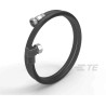 TE Connectivity RF Coaxial Cable 50 Ω 1 m Length Black Polyethylene Jacket Copper Conductor 2081976-1
