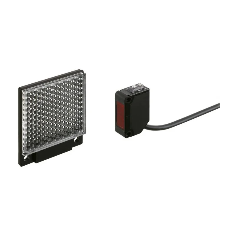Panasonic Retroreflective Photoelectric Sensor , Block Sensor, 3 m Detection Range, PNP Output, IP67, 24V DC, LED CX-491-P