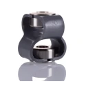 Huco Flexible Coupler 54 mm Diameter, 56 mm Length, 14 mm Bore A, 14 mm Bore B, Steel, Set Screw Style 047.30.3838.RS