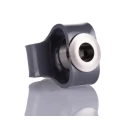 Huco Flexible Coupler 54 mm Diameter, 56 mm Length, 14 mm Bore A, 14 mm Bore B, Steel, Set Screw Style 047.30.3838.RS