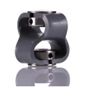 Huco Steel Flexible Coupler 56 mm Diameter, 56 mm Length, 14 mm Bore A, 14 mm Bore B 047.40.3838.RS
