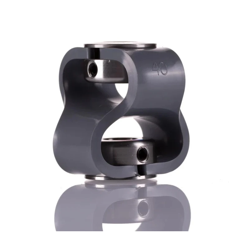 Huco Steel Flexible Coupler 56 mm Diameter, 56 mm Length, 14 mm Bore A, 14 mm Bore B 047.40.3838.RS