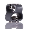 Huco Steel Flexible Coupler 56 mm Diameter, 56 mm Length, 14 mm Bore A, 14 mm Bore B 047.40.3838.RS
